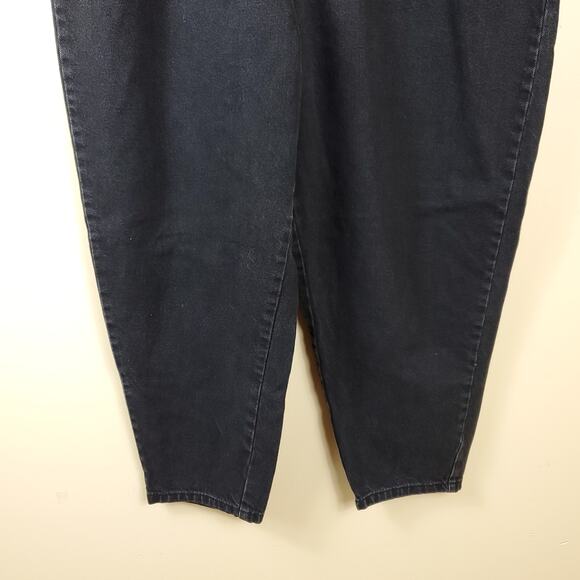 ASOS DESIGN high rise Farleigh slim fit mom jeans in washed black Size 36 - Picture 2 of 10